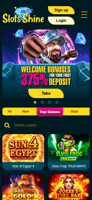 Slots Shine Casino Mobile screenshot